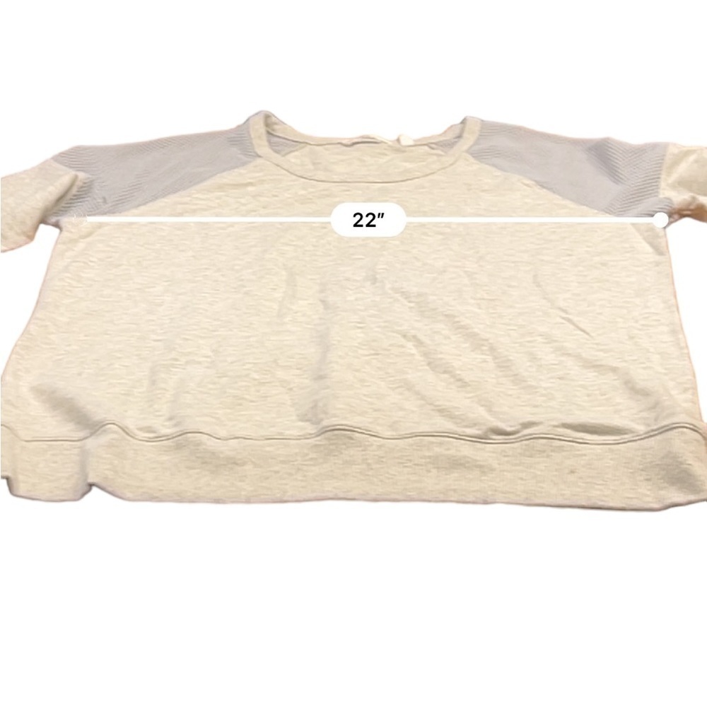 ATHLETA Citytime Sweatshirt Off White Size Extra Large​​​​​​ - Picture 12 of 12